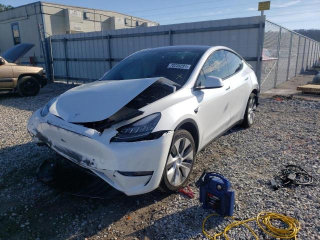 2021 TESLA MODEL Y 5YJYGDEE6MF062830