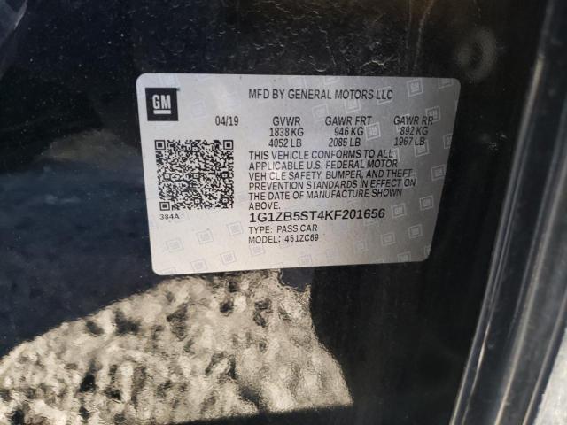 2019 CHEVROLET MALIBU LS - 1G1ZB5ST4KF201656