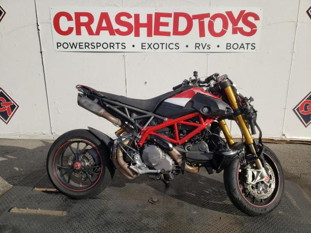 Salvage Motorcycles with No Bids Yet For Sale at auction: 2019 Ducati Hypermotar