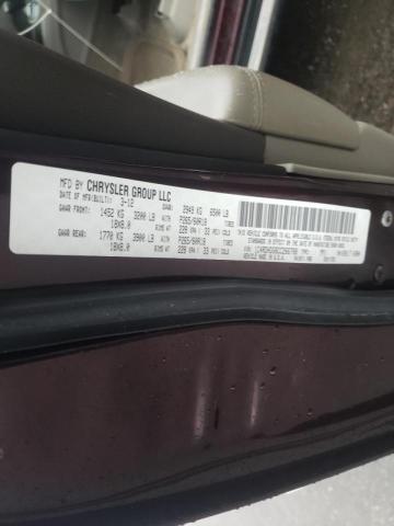 2012 DODGE DURANGO CR 1C4RDHDG8CC266788
