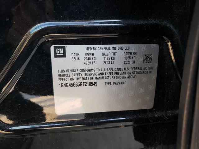 2016 BUICK LACROSSE S 1G4G45G35GF218549