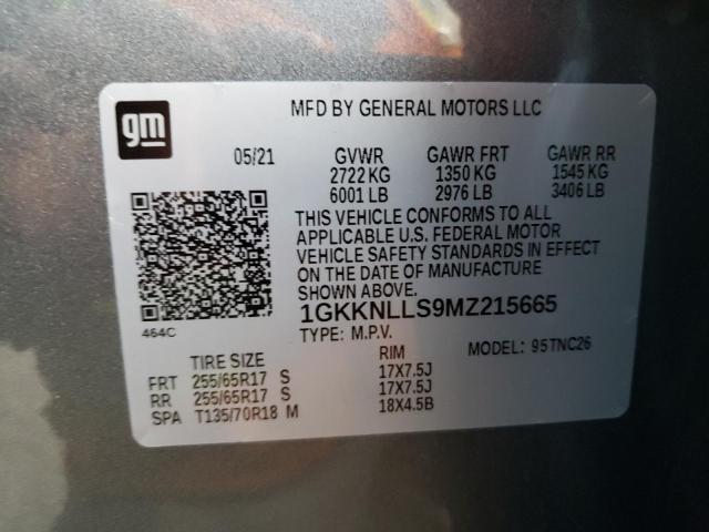 2021 GMC ACADIA AT4 1GKKNLLS9MZ215665