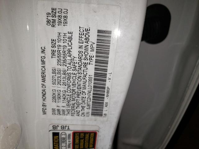 2020 ACURA RDX ADVANC 5J8TC2H74LL010651