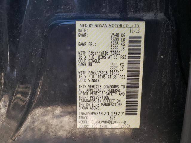2014 NISSAN FRONTIER/X 1N6AD0EV2EN711977