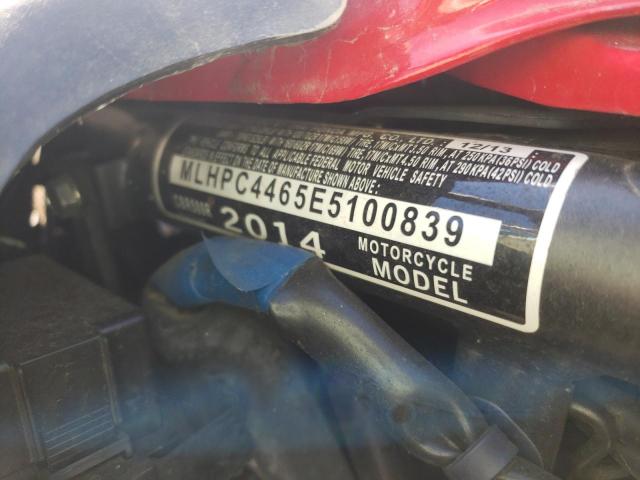 2014 HONDA CBR500 R MLHPC4465E5100839