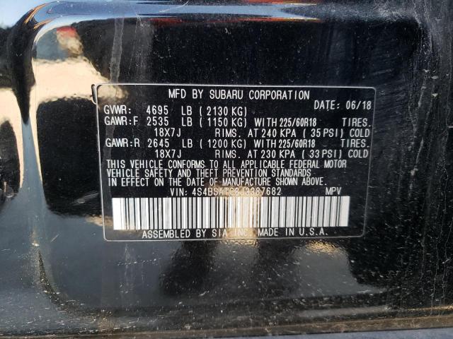 2018 SUBARU OUTBACK TO 4S4BSATC8J3387682