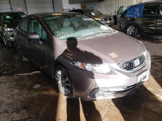 Salvage cars for sale from Copart Cudahy, WI: 2015 Honda Civic EX