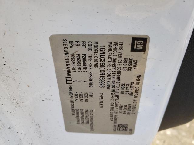2013 CHEVROLET TAHOE POLI 1GNLC2E00DR159926