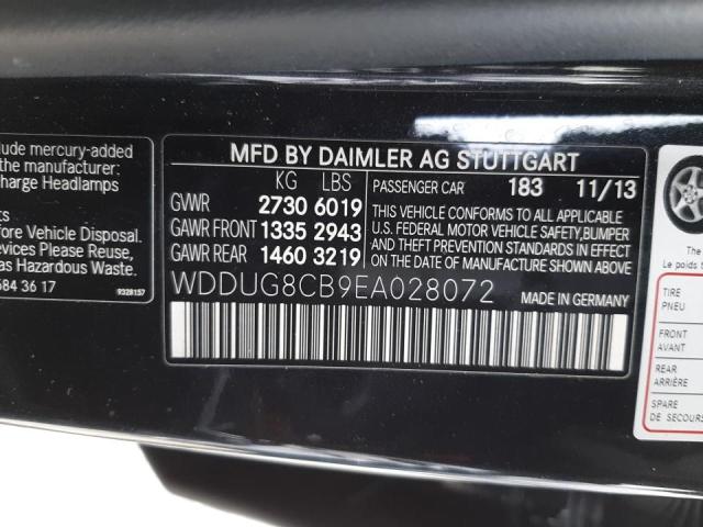 VIN WDDUG8CB9EA028072 2014 Mercedes-Benz S-Class, 550 no.10