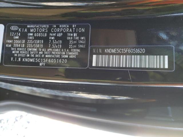 2015 KIA SEDONA SXL KNDME5C15F6051620