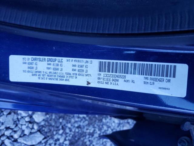 2013 DODGE AVENGER SX 1C3CDZCB3DN635228