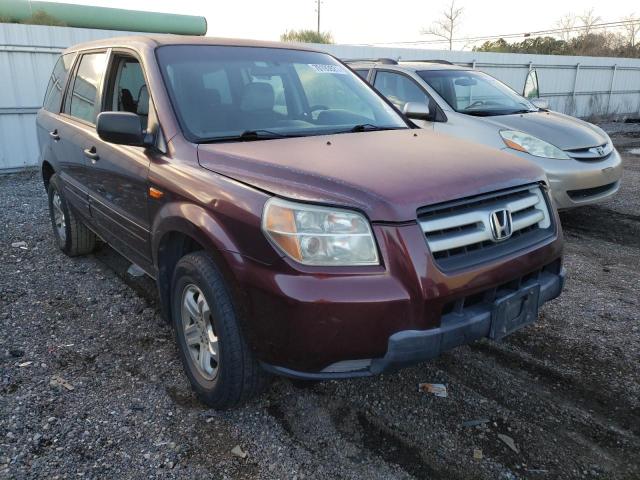 Salvage cars for sale from Copart Houston, TX: 2007 Honda Pilot LX