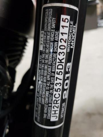 2013 HONDA VT750 C2B JH2RC5375DK302115