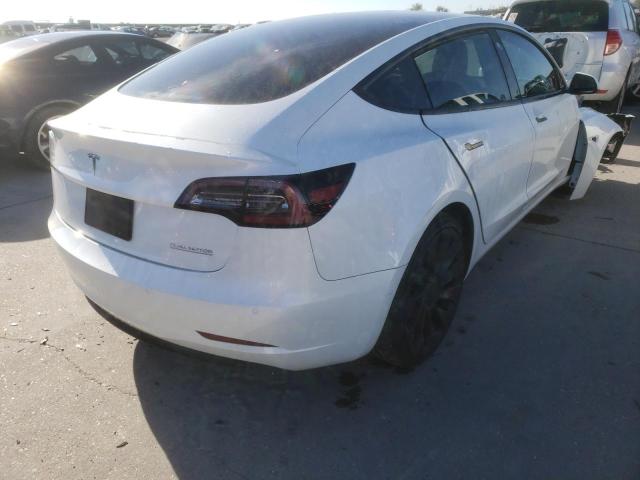 5YJ3E1EC4MF870493 Tesla Model 3 2021. Фото: 3