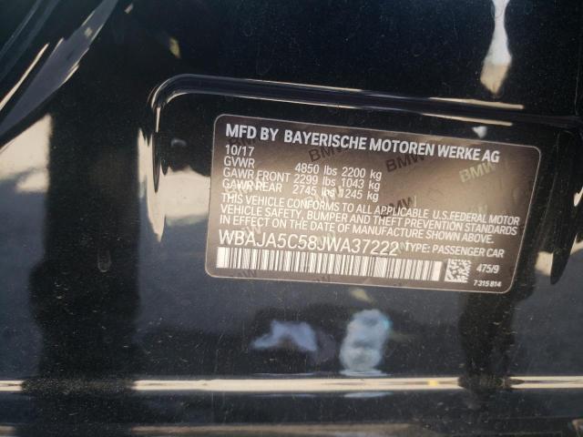 2018 BMW 530I WBAJA5C58JWA37222