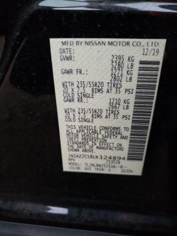 2020 NISSAN MURANO SL 5N1AZ2CS8LN124894