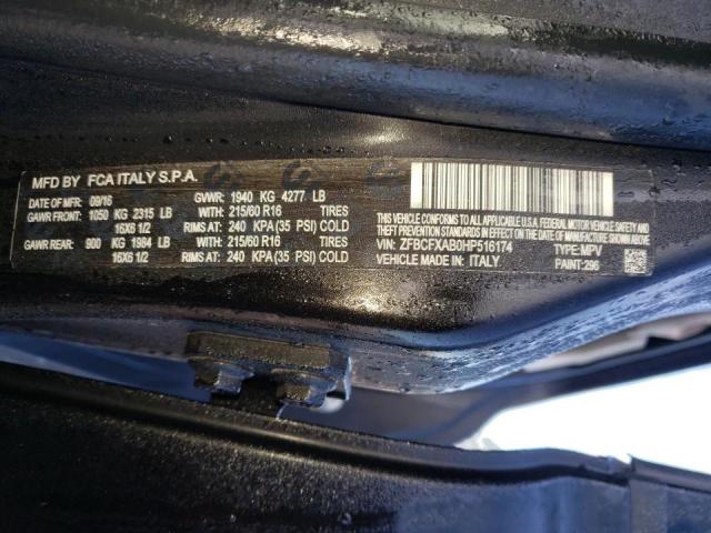 2017 FIAT 500X POP ZFBCFXAB0HP516174