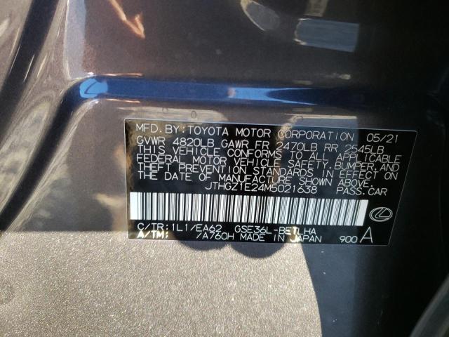 2021 LEXUS IS 350 F-S JTHGZ1E24M5021638