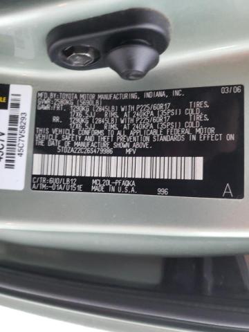 5TDZA22C26S479986 Toyota Sienna Xle 2006. Фото: 9