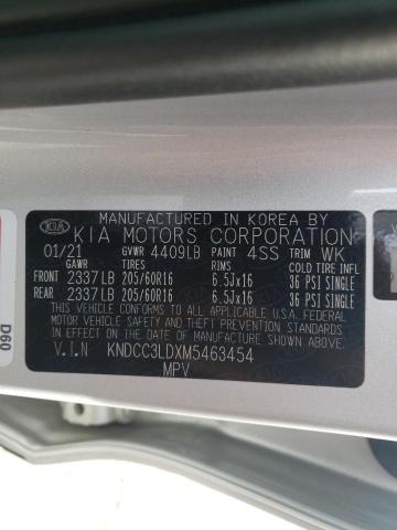 2021 KIA NIRO EX PR KNDCC3LDXM5463454