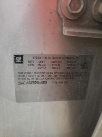 2013 BUICK REGAL GS 2G4GV5GV2D9197906