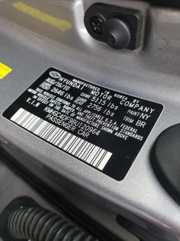 2011 HYUNDAI GENESIS 4. KMHGC4DF9BU120964