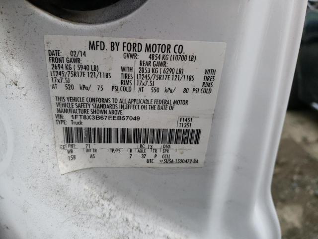 2014 FORD F350 1FT8X3B67EEB57049