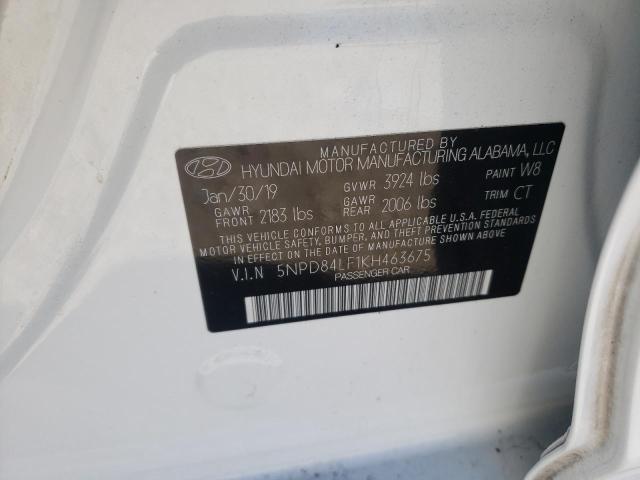 2019 HYUNDAI ELANTRA SE - 5NPD84LF1KH463675