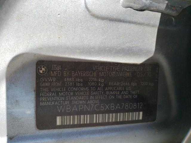 2011 BMW 335 D WBAPN7C5XBA780812