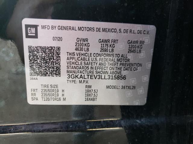 3GKALTEV3LL315856 Gmc Terrain Sl 2020. Фото: 9