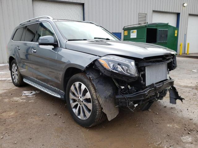 Salvage cars for sale from Copart Central Square, NY: 2018 Mercedes-Benz GLS 450 4M