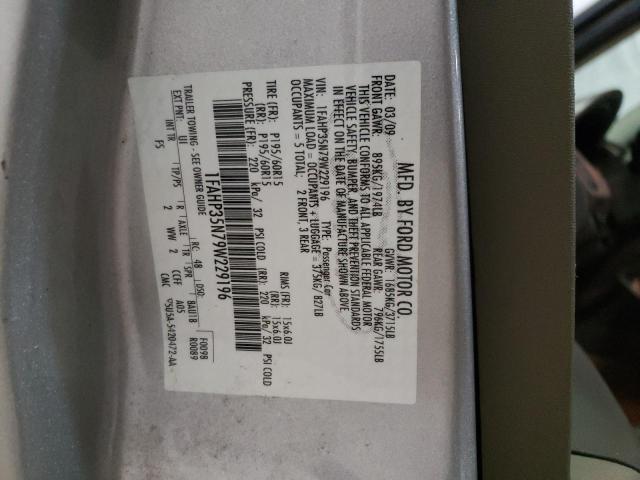 1FAHP35N79W229196 Ford Focus Se 2009. Фото: 9