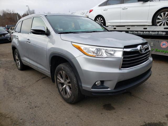 VIN 5TDJKRFH8ES048933 2014 Toyota Highlander, Xle no.1