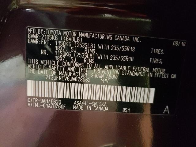 2018 TOYOTA RAV4 SE - 2T3JFREV6JW828062