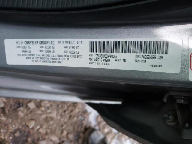 2013 DODGE AVENGER SX 1C3CDZCB8DN708562