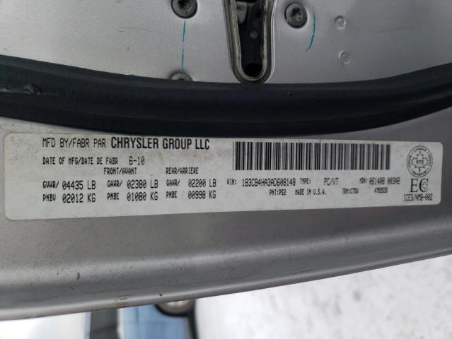 2010 DODGE CALIBER SX 1B3CB4HA3AD608148