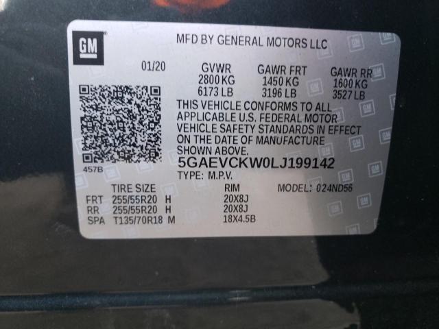 2020 BUICK ENCLAVE AV 5GAEVCKW0LJ199142