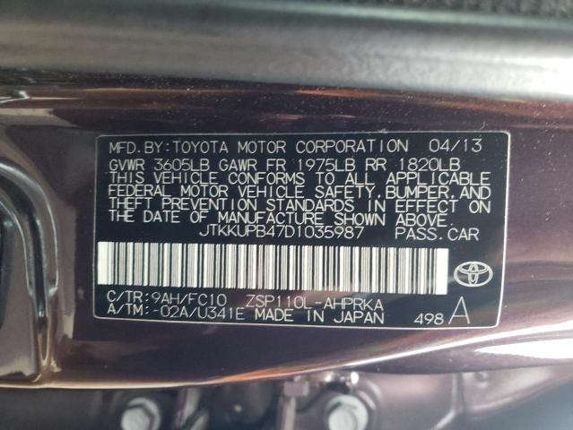 2013 TOYOTA SCION XD - JTKKUPB47D1035987