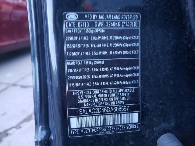 2013 LAND ROVER LR4 - SALAC2D46DA688597