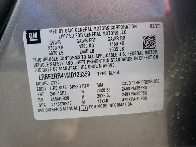2021 BUICK ENVISION A - LRBFZRR41MD123359