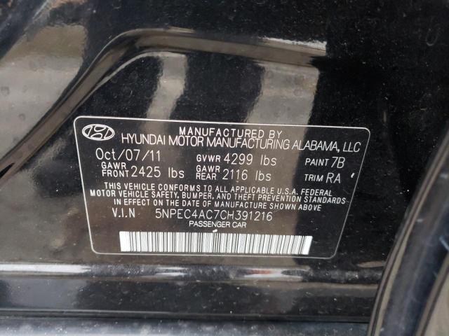 2012 HYUNDAI SONATA SE - 5NPEC4AC7CH391216