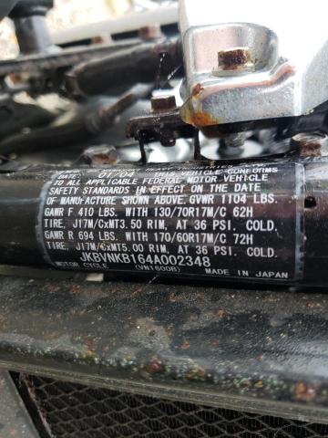 2004 KAWASAKI 1600 MEANS JKBVNKB164A002348