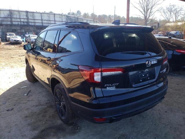 2022 HONDA PILOT BLAC 5FNYF6H77NB003749