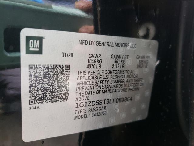 2020 CHEVROLET 150 EXP/CH 1G1ZD5ST3LF089864