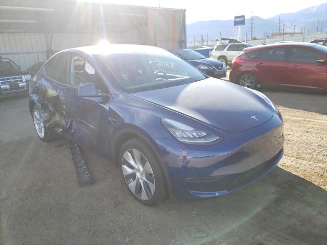 Salvage cars for sale from Copart Colorado Springs, CO: 2021 Tesla Model Y