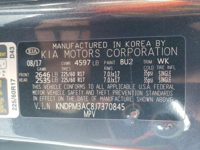 KNDPM3AC8J7370845 Kia Sportage L 2018. Фото: 9