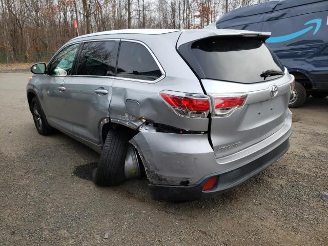 VIN 5TDJKRFH8ES048933 2014 Toyota Highlander, Xle no.3