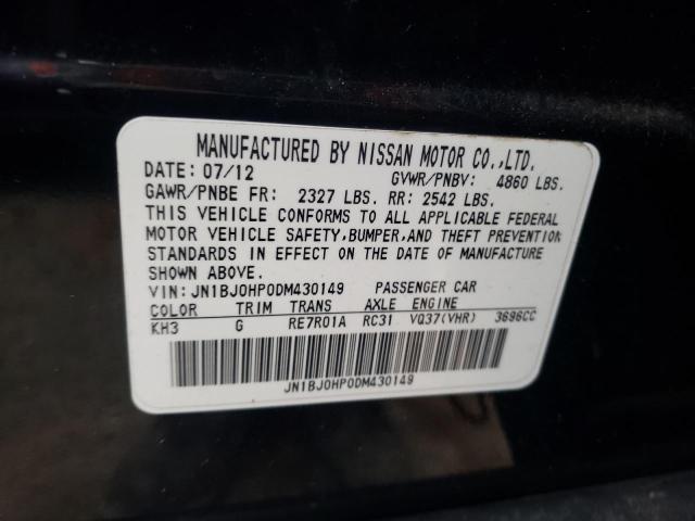 2013 INFINITI EX37 BASE JN1BJ0HP0DM430149