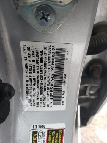 2010 HONDA CIVIC VP 19XFA1F32AE079405