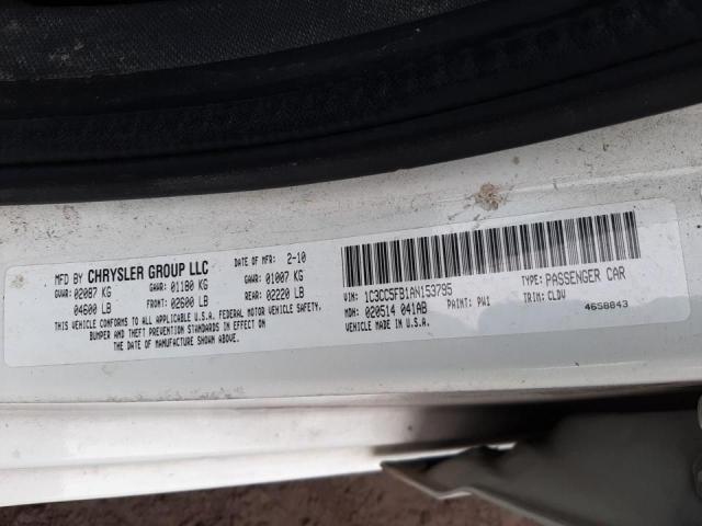2010 CHRYSLER SEBRING LI 1C3CC5FB1AN153795